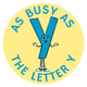 As Busy As the Letter Y Sticker Sheet (12 per sheet)