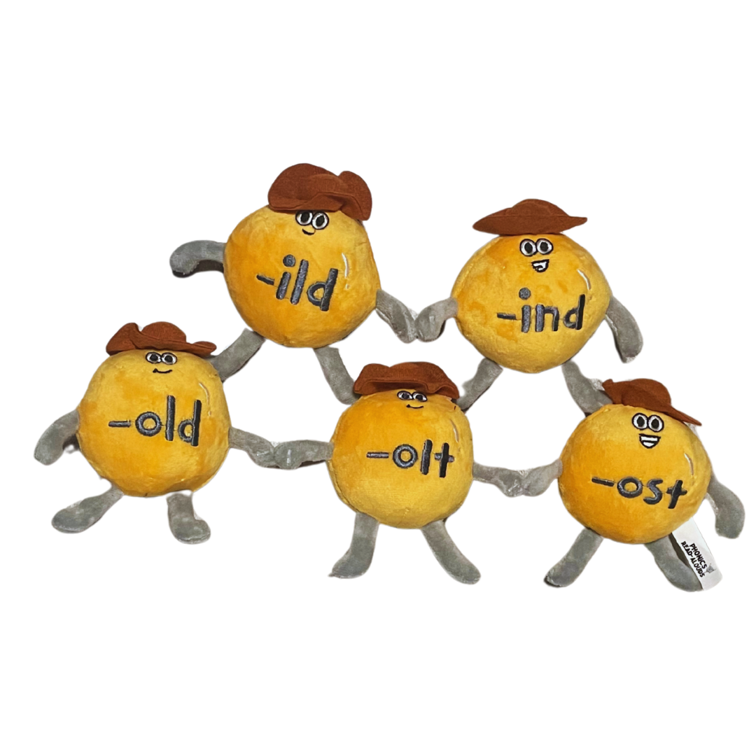 Closed Syllable Exceptions Phonics Teaching Companion Plushie