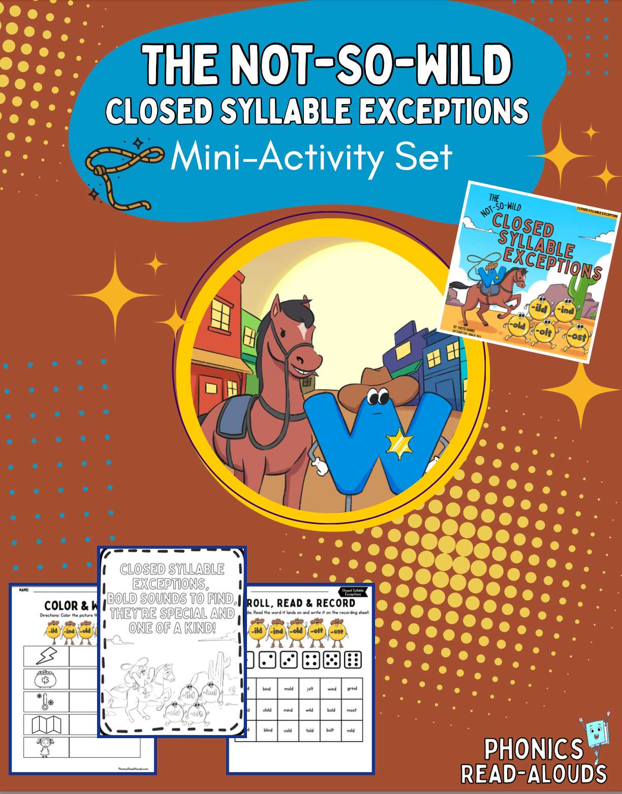 Closed Syllable Exceptions Student Activity Worksheets