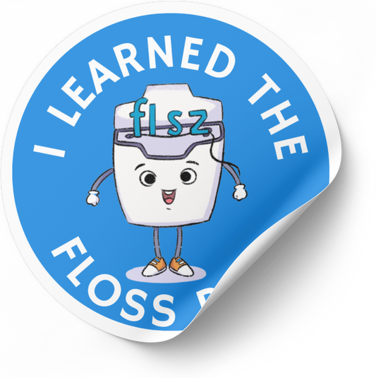 I Learned the FLOSS Rule Sticker Sheet (12 per sheet)