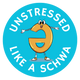 Unstressed Like a Schwa Sticker Sheet (12 per sheet)
