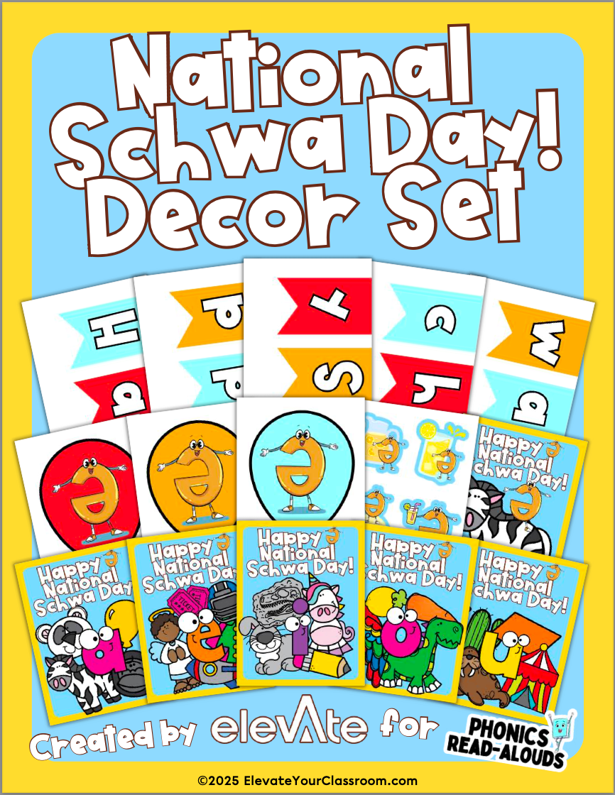 National Schwa Day Decor Kit