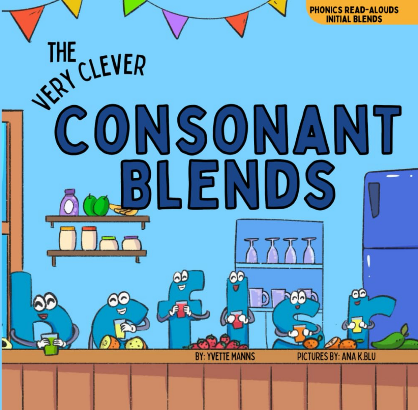 Cover of the initial consonant blends story for kids