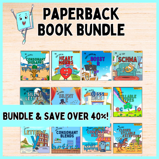 Phonics Read-Alouds Paperback 12-Book Bundle