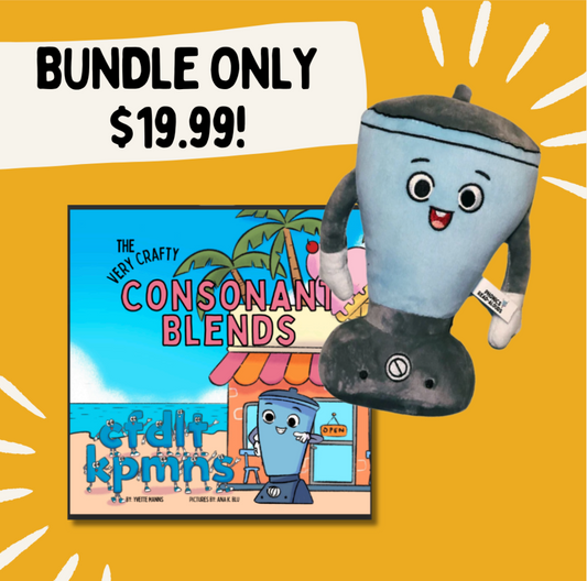 The Very Crafty Consonant Blends Paperback Book & Blendy Bundle