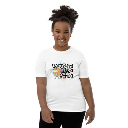 Unstressed Like A Schwa Youth Short Sleeve T-Shirt